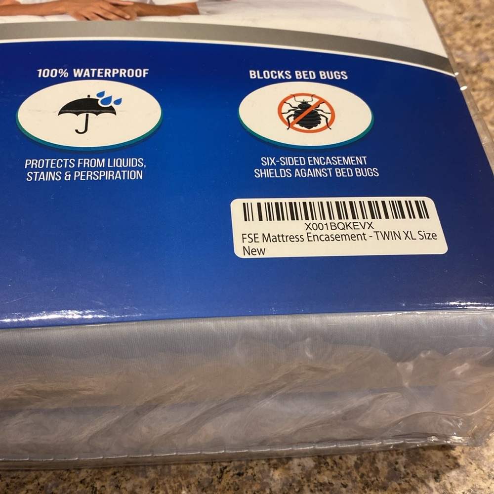 NIP 2 Four Seasons Premium Mattress Encasements Twin XL 39”Wx80”L Split King - Picture 10 of 12